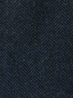 Best Next Herringbone Wool Blend Suit Waistcoast Navy Blue