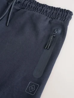 Next Interlock Soft Touch Cuffed Joggers Navy Blue