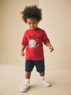 Next Navy Blue Jersey Shorts (3mths-7yrs)^BOY Shorts|Shorts