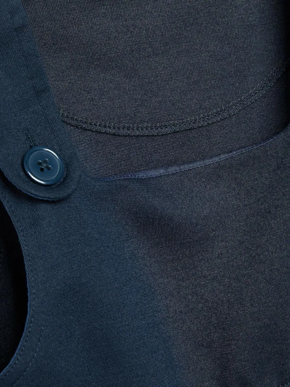 Sale Next Jersey Stretch Pinafore School Dress (3-14yrs) Navy Blue