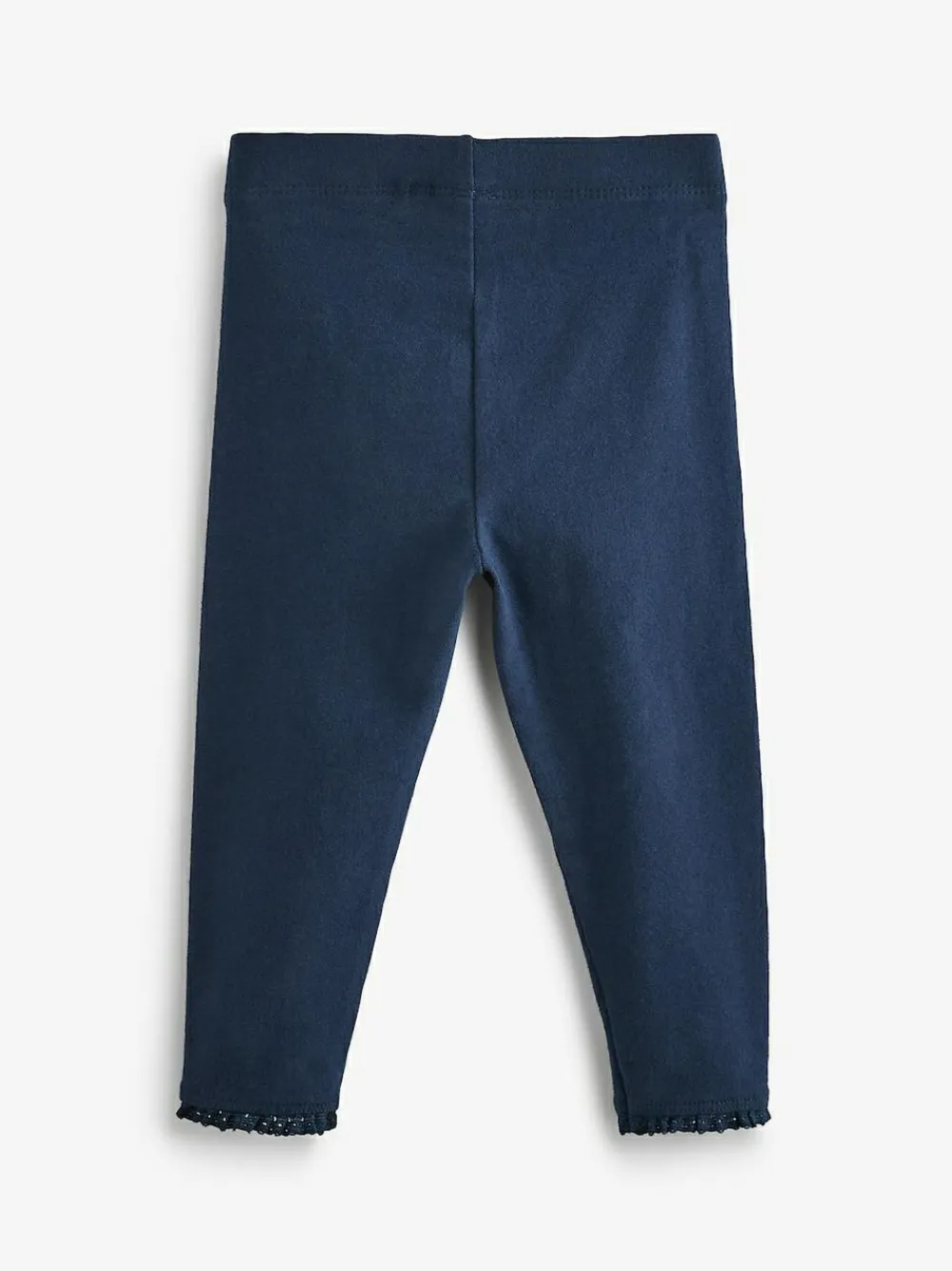 Next Navy Blue Lace Trim Leggings (3mths-7yrs)^ Pants & Leggings|Pants & Leggings