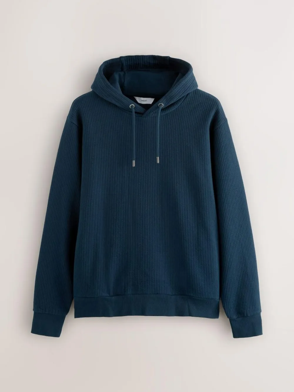 Sale Next Linear Texture Hoodie Navy Blue