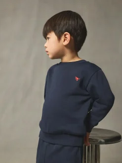 Outlet Next Navy Blue Logo Sweatshirt And Joggers Set (3mths-7yrs)
