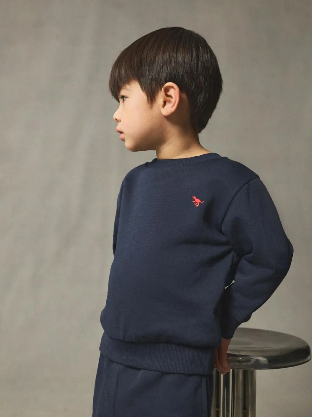 Outlet Next Navy Blue Logo Sweatshirt And Joggers Set (3mths-7yrs)