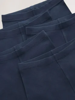 Sale Next Longer Length 5 Pack Cotton Rich Stretch Cycle Shorts (3-16yrs) Navy Blue