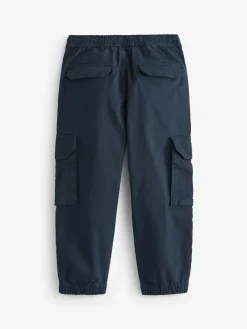 Clearance Next Navy Blue Loose Fit Cargo Trousers (3-16yrs)