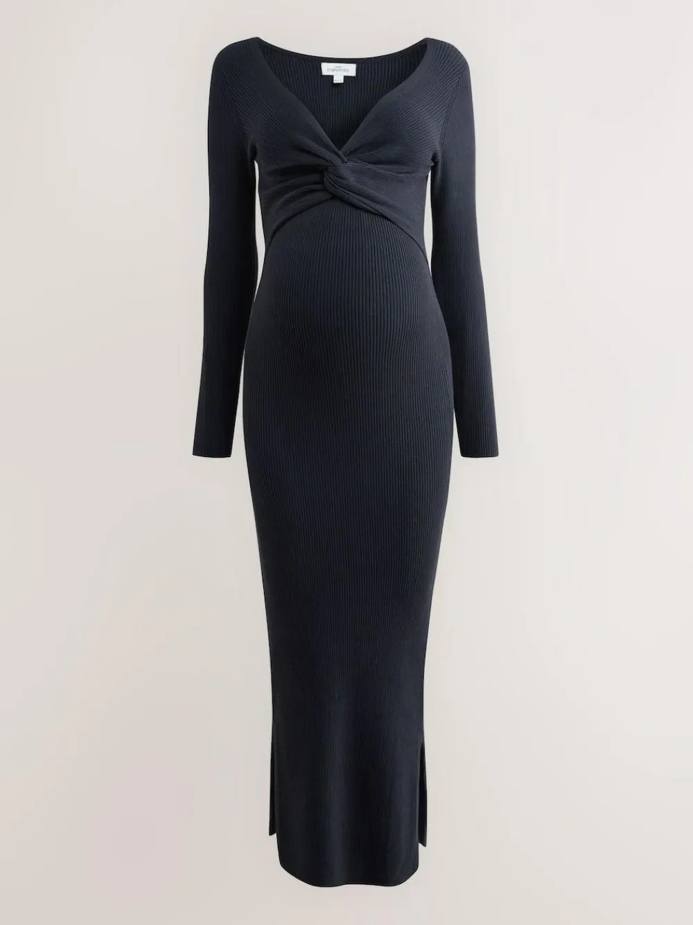 Next Maternity Twist Front Knit Jumper Dress^Women Maxi Dresses|Knitwear