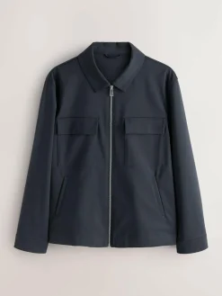 Discount Next N.Premium Smart Technical Jacket With Stretch Navy Blue