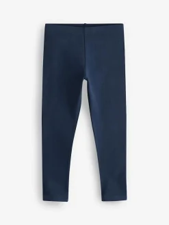 Discount Next Navy Blue/ Pink/ Sage Green/ Denim Blue Leggings 5 Pack (3-16yrs)