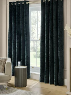 Next Plush Chenille Blackout/Thermal Eyelet Curtains^ Curtains & Blinds