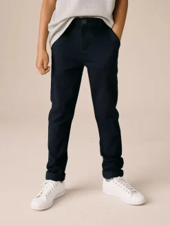 Next Navy Blue Premium Chino Trousers (3-16yrs)^BOY Pants & Chinos