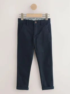 Next Navy Blue Premium Chino Trousers (3-16yrs)^BOY Pants & Chinos
