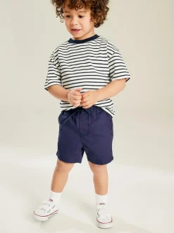 Hot Next Navy Blue Pull On Shorts (3mths-7yrs)