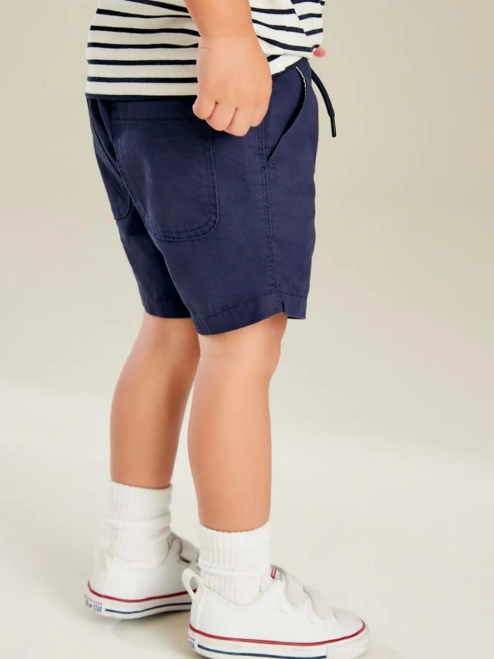 Hot Next Navy Blue Pull On Shorts (3mths-7yrs)