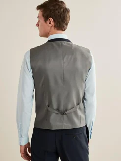 Next Regular Fit Essential Suit Waistcoat Navy Blue