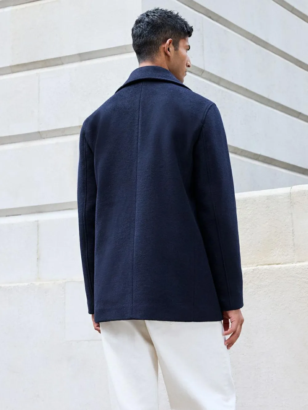 Next Regular Fit N.Premium Soft Touch Peacoat with Wool^ Coats & Jackets|Coats & Jackets