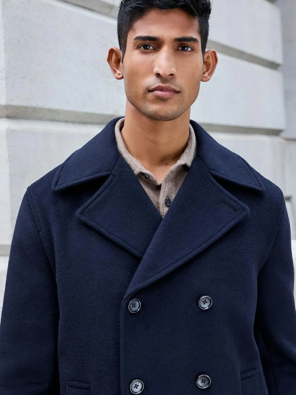 Next Regular Fit N.Premium Soft Touch Peacoat with Wool^ Coats & Jackets|Coats & Jackets