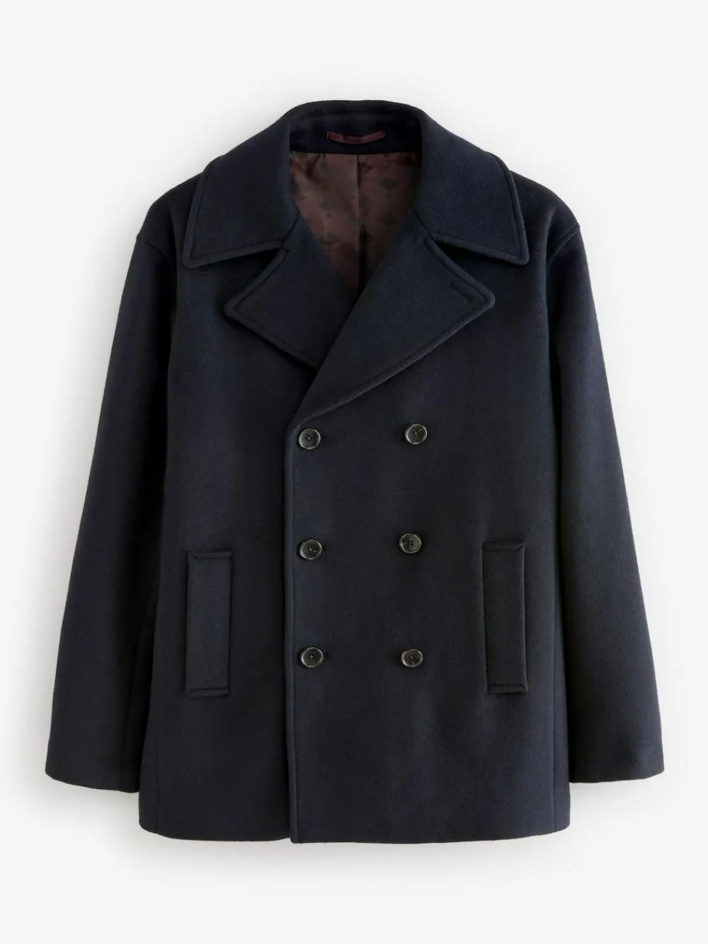 Next Regular Fit N.Premium Soft Touch Peacoat with Wool^ Coats & Jackets|Coats & Jackets