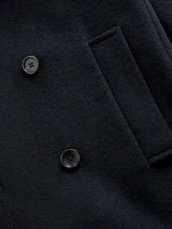Next Regular Fit N.Premium Soft Touch Peacoat with Wool^ Coats & Jackets|Coats & Jackets