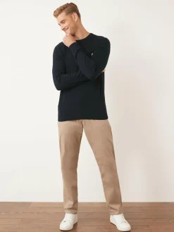 Next Regular Fit Pure Cotton Crew Jumper^ Knitwear|Knitwear