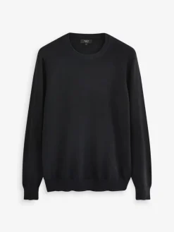 Next Regular Fit Pure Cotton Crew Jumper^ Knitwear|Knitwear