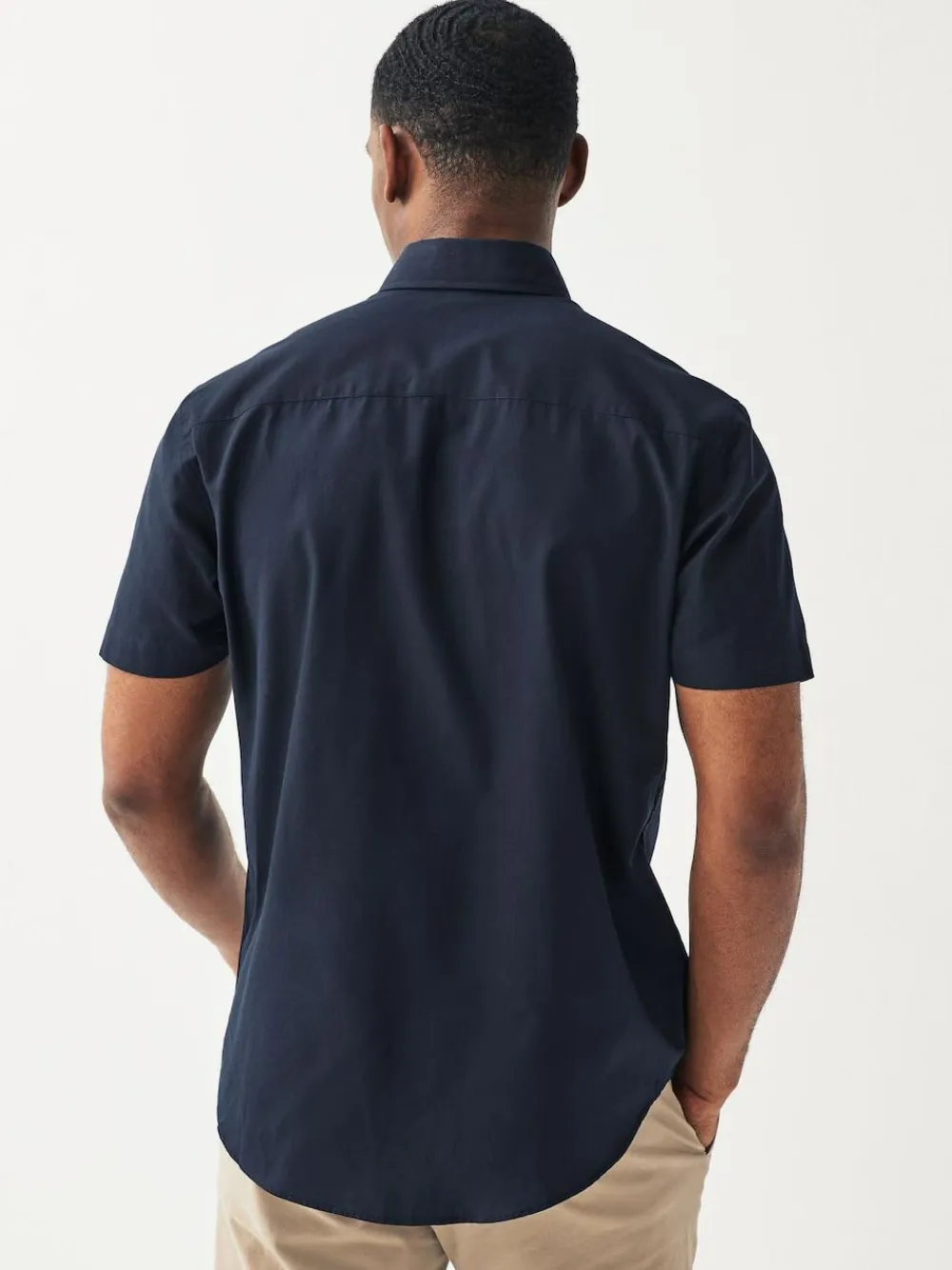 Next Regular Fit Short Sleeve Easy Iron Button Down Oxford Shirt^ Shirts