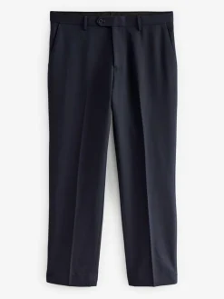 Next Navy Blue Regular Fit Textured Suit Trousers^ Pants & Chinos