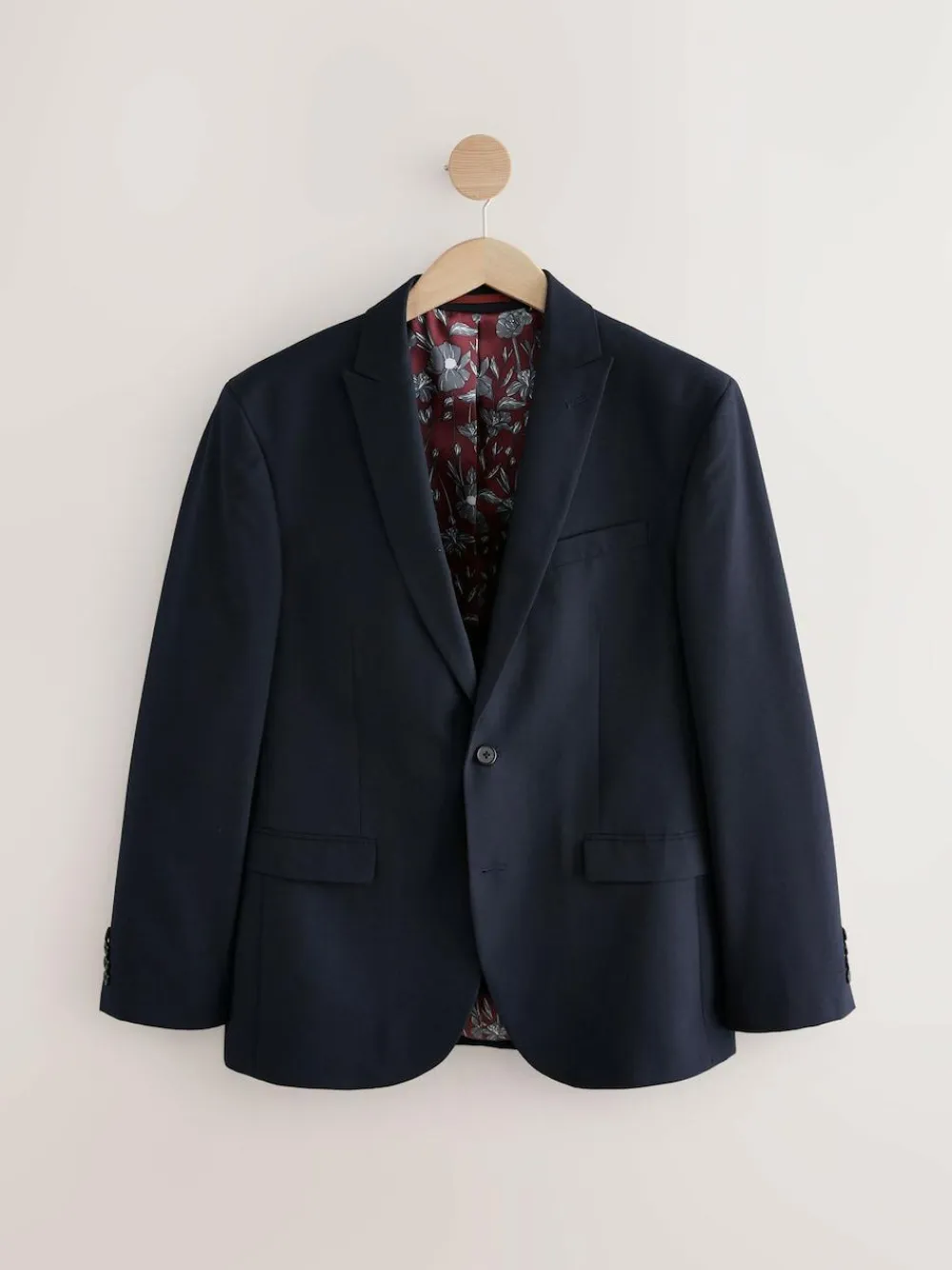 Clearance Next Regular Fit Two Button Suit Jacket Navy Blue