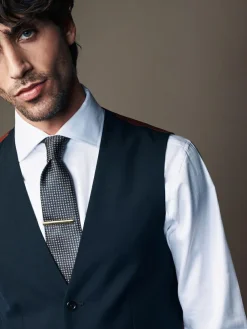 Hot Next Regular Fit Waistcoat Navy Blue