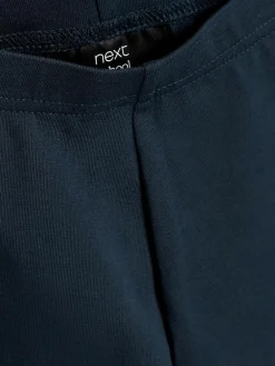 Online Next Regular Length 2 Pack Cotton Rich Stretch Cycle Shorts (3-16yrs) Navy Blue