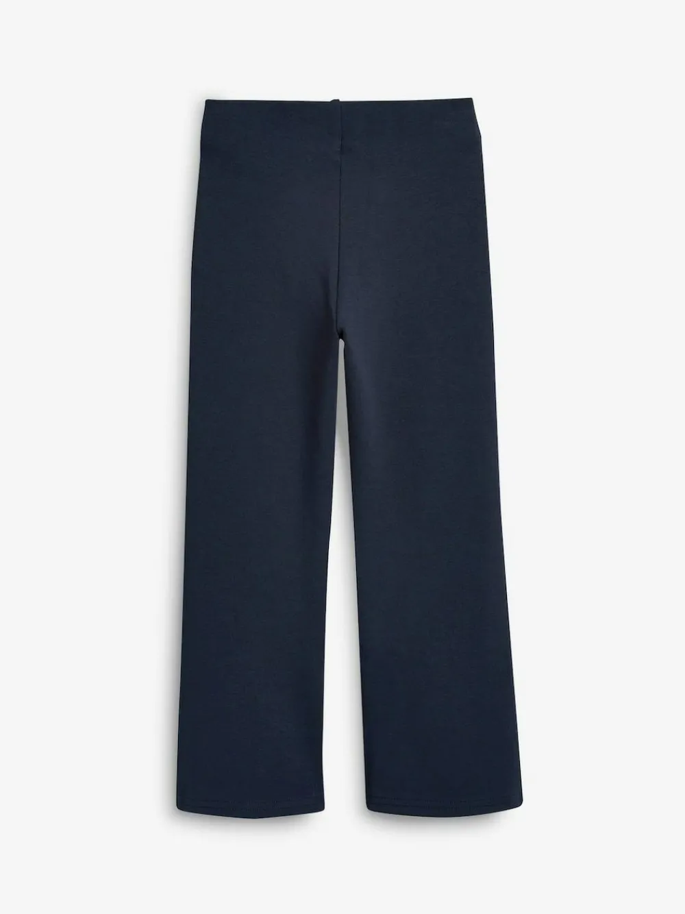 Discount Next Regular Length Pull-On Cotton Rich Stretch Boot Cut School Trousers (3-16yrs) Navy Blue