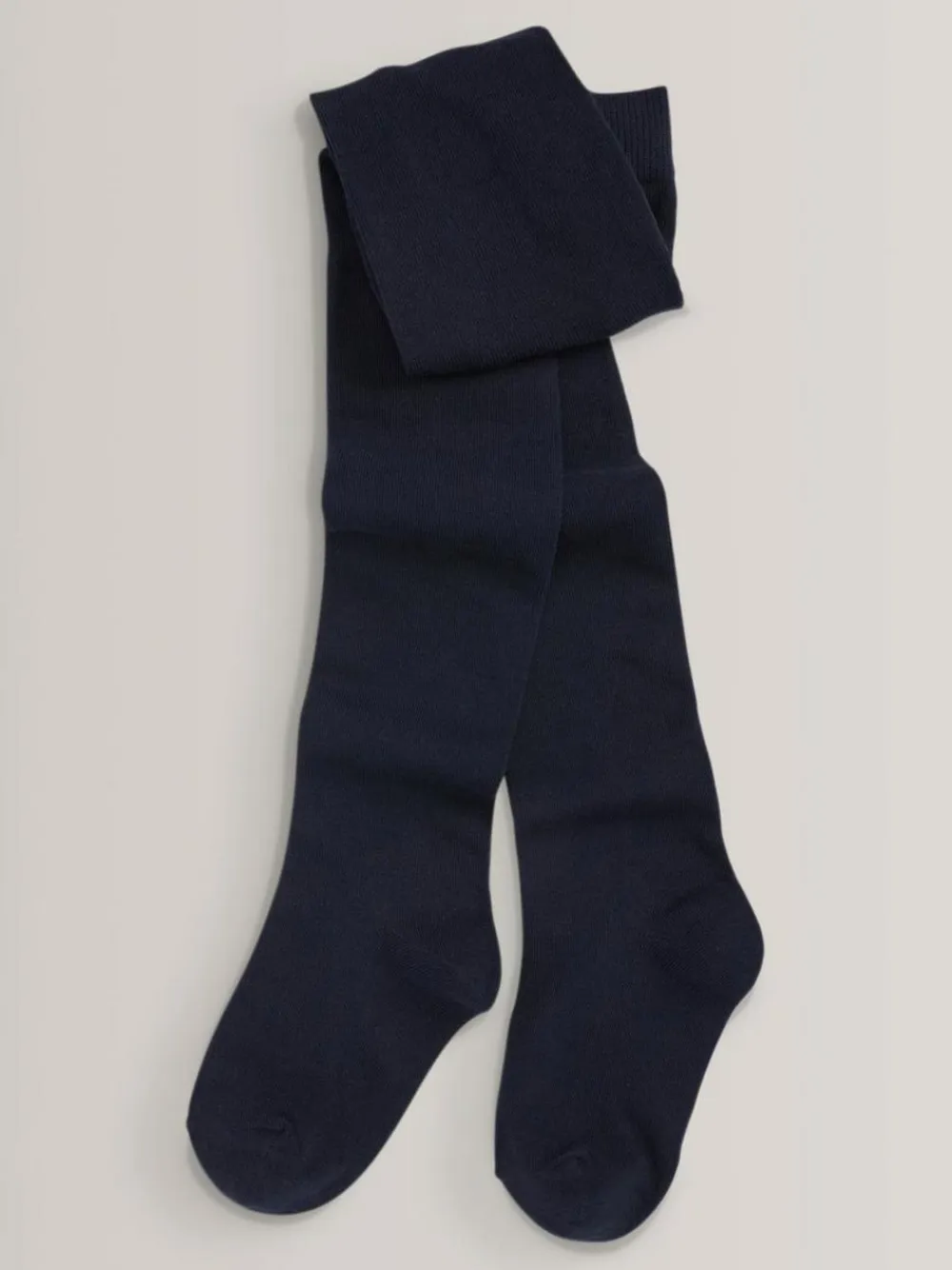 Next Navy Blue Regular Length 3 Pack Cotton Rich School Tights^ Baby Girls|Socks & Tights