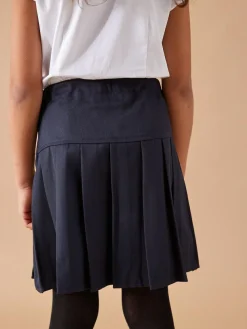 Next Navy Blue Regular Waist 2 Pack Pleated School Skirts (3-16yrs)^ Shorts & Skirts
