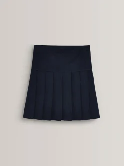 Next Navy Blue Regular Waist 2 Pack Pleated School Skirts (3-16yrs)^ Shorts & Skirts