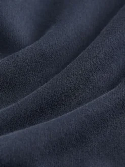 Hot Next Navy Blue Relaxed Fit Essentials Longline Sweatshirt with Pockets