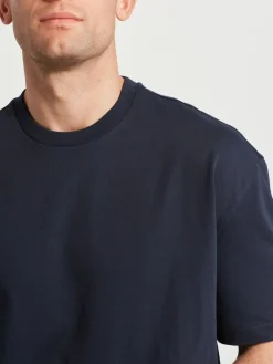 Discount Next Navy Blue Relaxed Fit Heavyweight T-Shirt