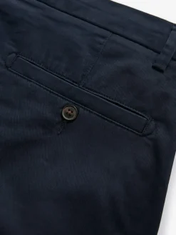 Online Next Relaxed Fit Stretch Chinos Shorts Navy Blue