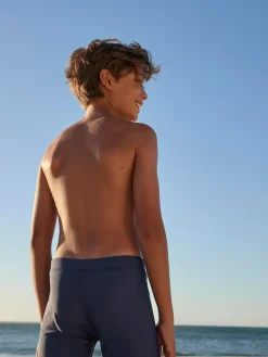New Next Shorter Length Stretch Swim Shorts (3-16yrs) Navy Blue