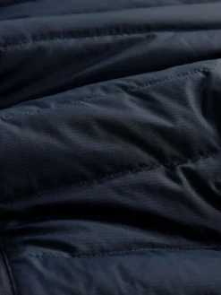 Discount Next Shower Resistant Lightweight Hooded Puffer Coat Jacket Navy Blue