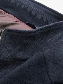 Next Signature Soft Touch Wool Rich Padded Italian Fabric Funnel Neck Coat^ Coats & Jackets|Coats & Jackets