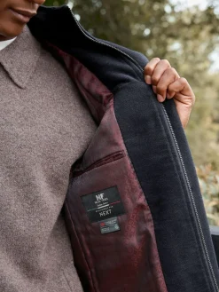 Next Signature Soft Touch Wool Rich Padded Italian Fabric Funnel Neck Coat^ Coats & Jackets|Coats & Jackets