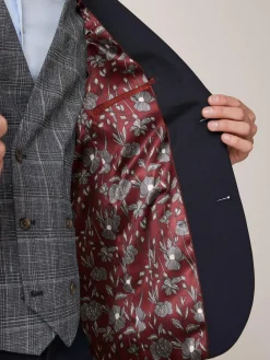 Best Next Skinny Fit Two Button Suit Jacket Navy Blue