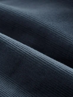 Hot Next Slim Fit Corduroy Suit Jacket Navy Blue