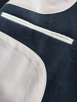 Hot Next Slim Fit Corduroy Suit Jacket Navy Blue