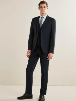 Sale Next Slim Fit Essential Suit Jacket Navy Blue