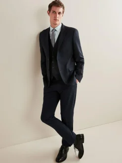 Sale Next Slim Fit Essential Suit Jacket Navy Blue