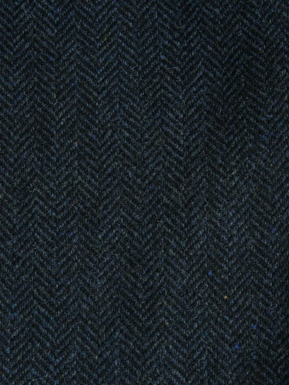 Outlet Next Slim Fit Herringbone Wool Blend Suit Trousers Navy Blue