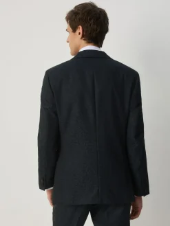 Next Navy Blue Slim Fit Jacquard Pattern Tuxedo Suit Jacket^ Blue Suits