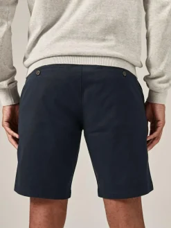 Best Next Navy Blue Slim Fit Stretch Chinos Shorts