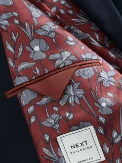 Online Next Slim Fit Two Button Suit Jacket Navy Blue